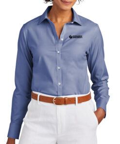 Cobalt-Blue-Brooks-Brothers®-Ladies-Wrinkle-Free-Stretch-Pinpoint-Shirt