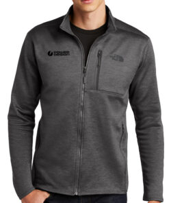 Dark-Grey-Heather-The-North-Face®-Skyline-Full-Zip-Fleece-Jacket