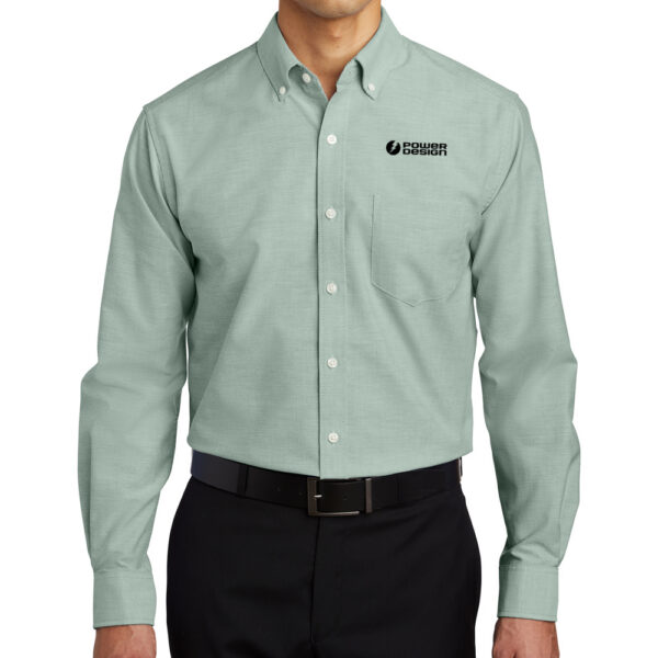 Green-Port-Authority®-SuperPro™-Oxford-Shirt