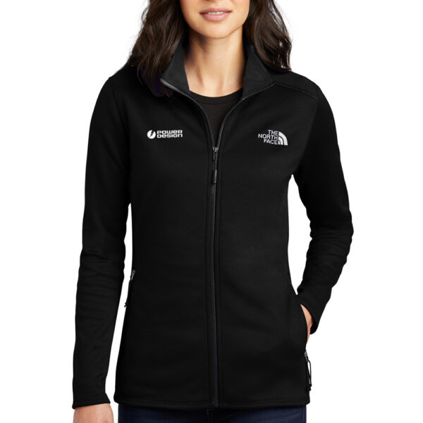 Ladies-Black-The-North-Face®-Skyline-Full-Zip-Fleece-Jacket