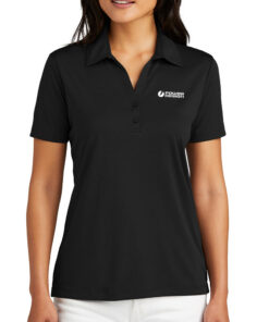 Ladies-Black-TravisMathew-Coto-Performance-Polo
