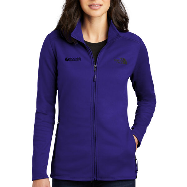 Ladies-Lapis-Blue-The-North-Face®-Skyline-Full-Zip-Fleece-Jacket