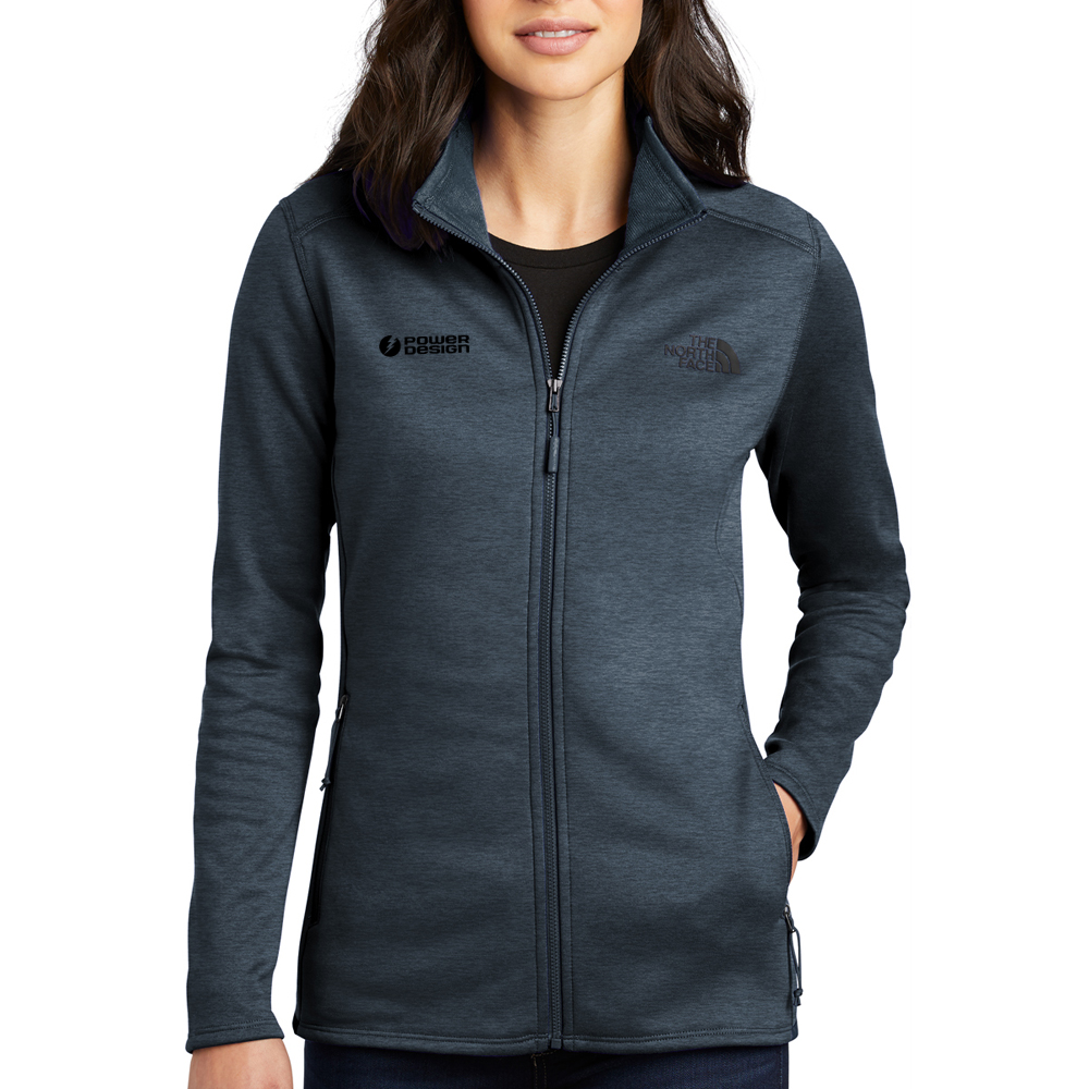 Ladies-Urban-Navy-The-North-Face®-Skyline-Full-Zip-Fleece-Jacket