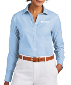 Newport-Blue-Brooks-Brothers®-Ladies-Wrinkle-Free-Stretch-Pinpoint-Shirt