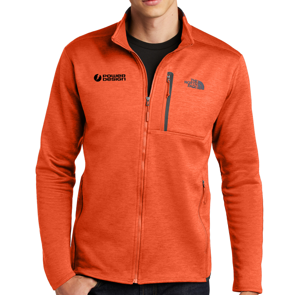 Zion-Orange-The-North-Face®-Skyline-Full-Zip-Fleece-Jacket