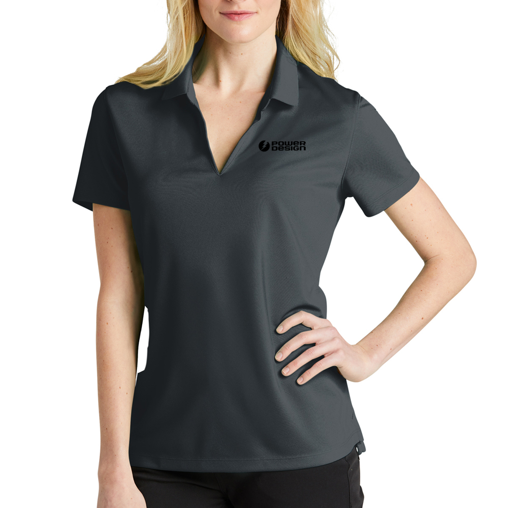 Anthracite-Nike-Ladies-Dri-FIT-Micro-Pique-Polo