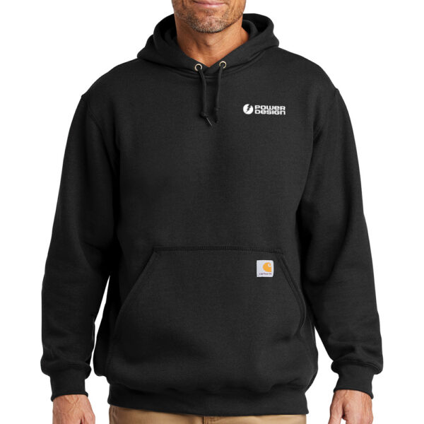 Black-Carhartt-Men's-Midweight-Hooded-Sweatshirt