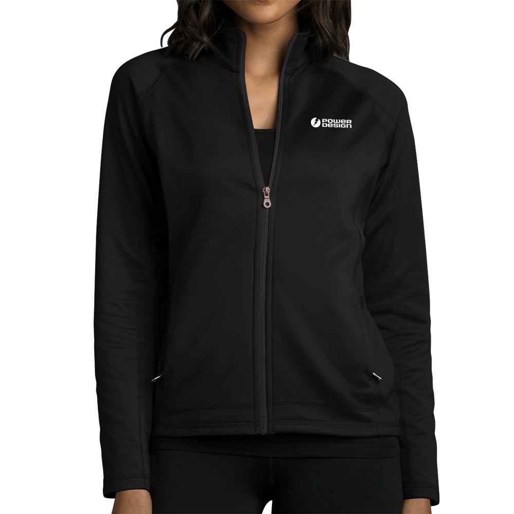 Black-Ladies-Softshell-Fleece-Jacket