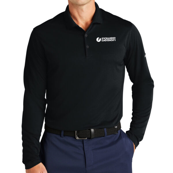 Black-Mens-Nke-Dri-FIT-Micro-Pique-2.0-Long-Sleeve-Polo