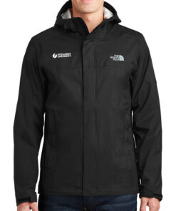 Black-Men's-North-Face-Dry-Vent-Rain-Jacket