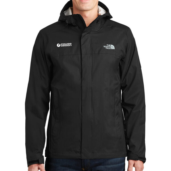 Black-Men's-North-Face-Dry-Vent-Rain-Jacket