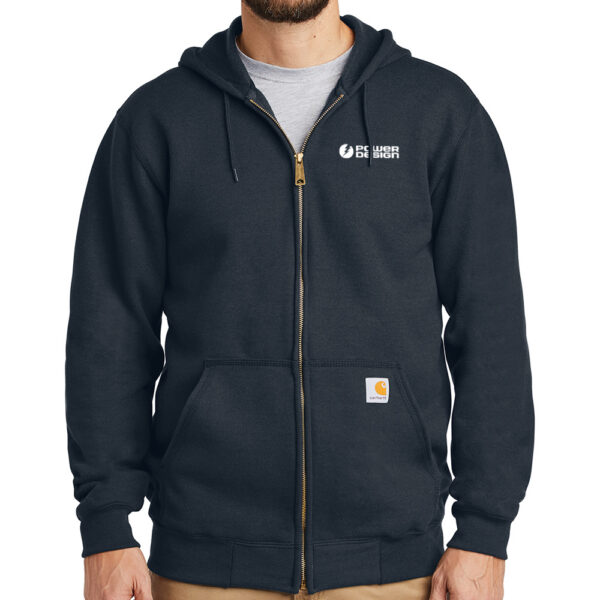 Carhartt-New-Navy-Men's-Midweight-Hooded-Zip-Front-Sweatshirt