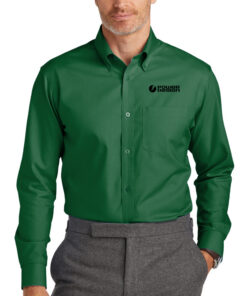 Club-green-Men's-Brooks-Brothers-Wrinkle-Free-Stretch-Nailhead-Shirt