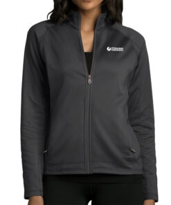 Dark-Grey-Ladies-Softshell-Fleece-Jacket