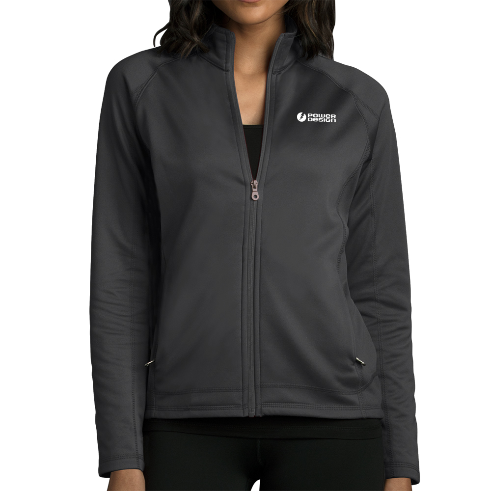 Dark-Grey-Ladies-Softshell-Fleece-Jacket