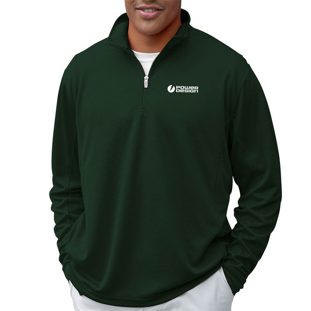 Forest-Green-Men's-Micro-Mesh-Performance-1-4-Zip