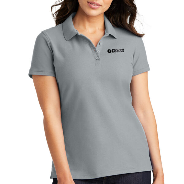 Gusty-Grey-Ladies-Classic-Pique-Polo