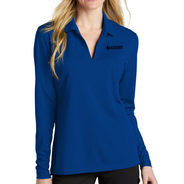 Gym-Blue-Ladies-Nke-Dri-FIT-Micro-Pique-2.0-Long-Sleeve-Polo