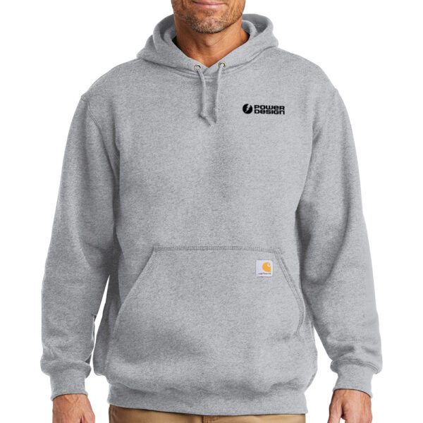 Heather-Grey-Carhartt-Men's-Midweight-Hooded-Sweatshirt