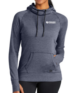 Navy-Heather-New-Era-Ladies-Tri-Blend-Fleece-Pullover-Hoodie