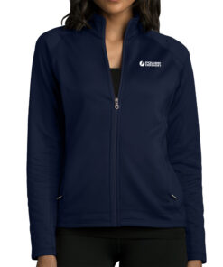 Navy-Ladies-Softshell-Fleece-Jacket
