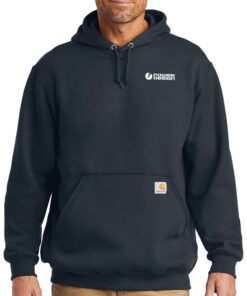 New-Navy-Carhartt-Men's-Midweight-Hooded-Sweatshirt