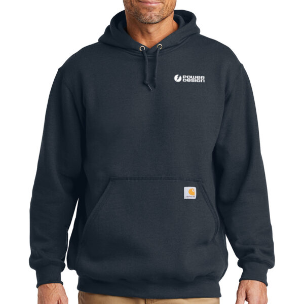 New-Navy-Carhartt-Men's-Midweight-Hooded-Sweatshirt