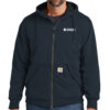 New-Navy-Carhartt-Men's-Midweight-Thermal-Lined-Full-Zip-Sweatshirt