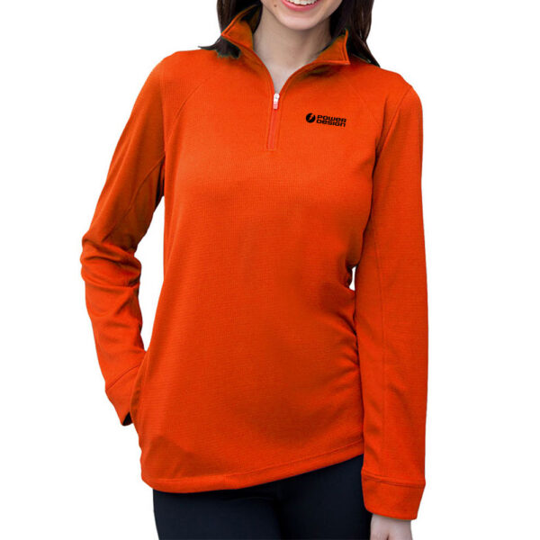 Orange-Ladies-Micro-Mesh-Performance-1-4-Zip