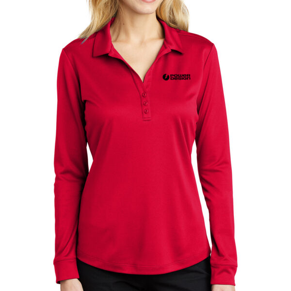 Red-Ladies-Silk-Touch-Performance-Long-Sleeve-Polo
