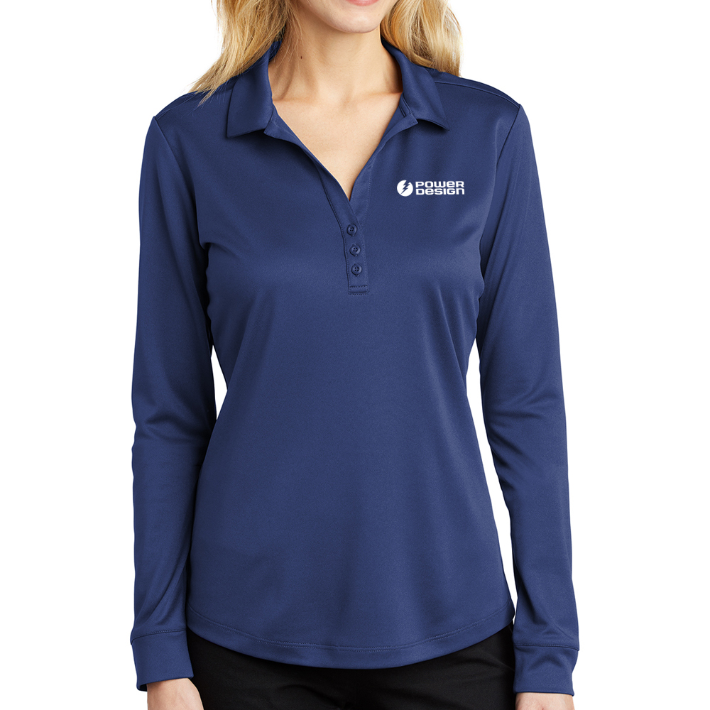 Royal-Ladies-Silk-Touch-Performance-Long-Sleeve-Polo