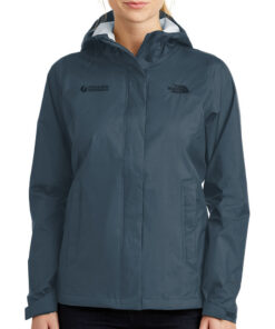 Shady-Blue-Ladies-North-Face-Dry-Vent-Rain-Jacket