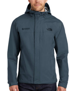 Shady-Blue-Men's-North-Face-Dry-Vent-Rain-Jacket