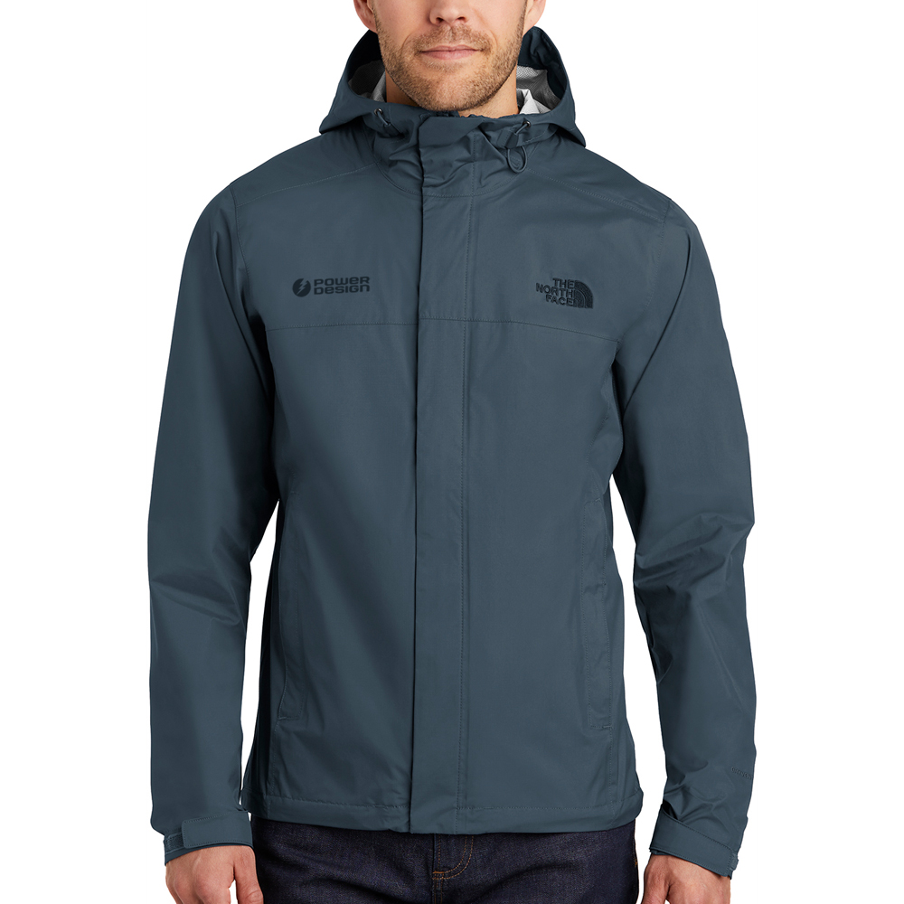 Shady-Blue-Men's-North-Face-Dry-Vent-Rain-Jacket