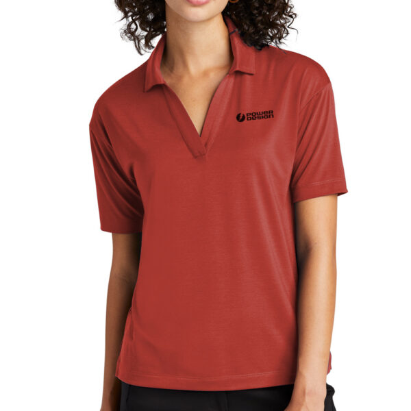 Terracotta-Ladies-Mercer+Mettle-Stretch-Jersey-Polo