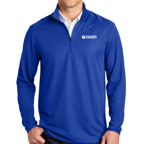 True-Royal-Men's-Pinpoint-Mesh-1-2-Zip