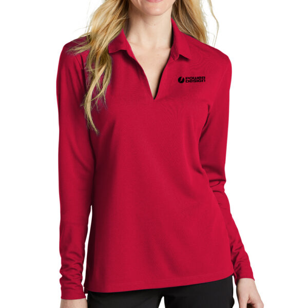 University-Red-Ladies-Nke-Dri-FIT-Micro-Pique-2.0-Long-Sleeve-Polo