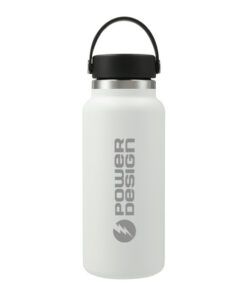 White-Hydro-Flask-Wide-Mouth-Bottle-w--Flex-Cap,-32-oz