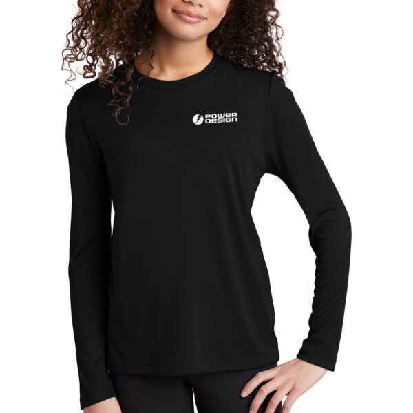Black-Sport-Tek-Youth-Posi-UV-Pro-Long-Sleeve-Tee----