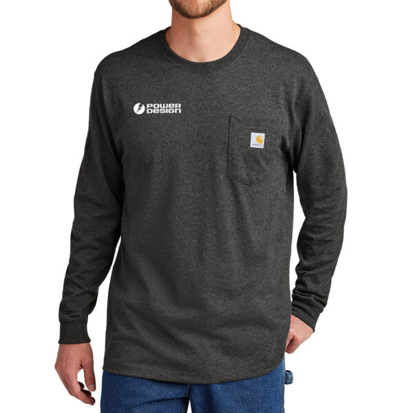 Carbon-Heather-Carhartt-Workwear-Long-Sleeve-Pocket-Tee