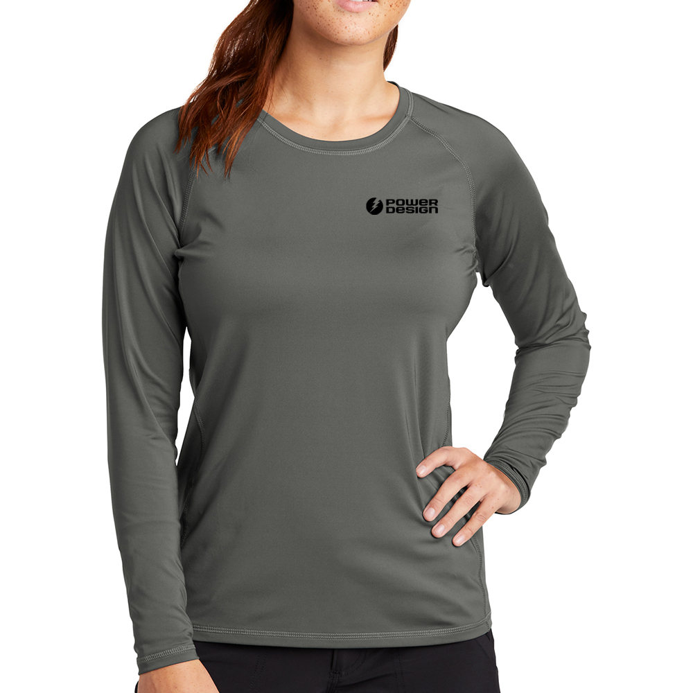 Dark-Smoke-Grey-Sport-Tek-Ladies-Long-Sleeve-Rashguard