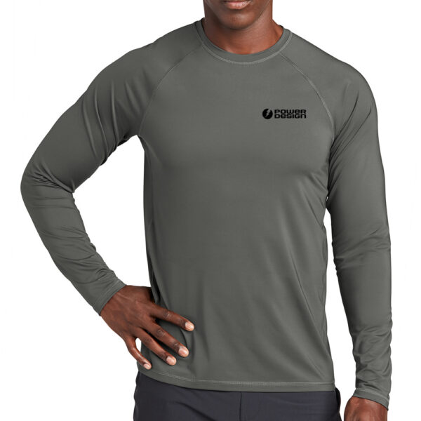 Dark-Smoke-Grey-Sport-Tek-Men's-Long-Sleeve-Rashguard