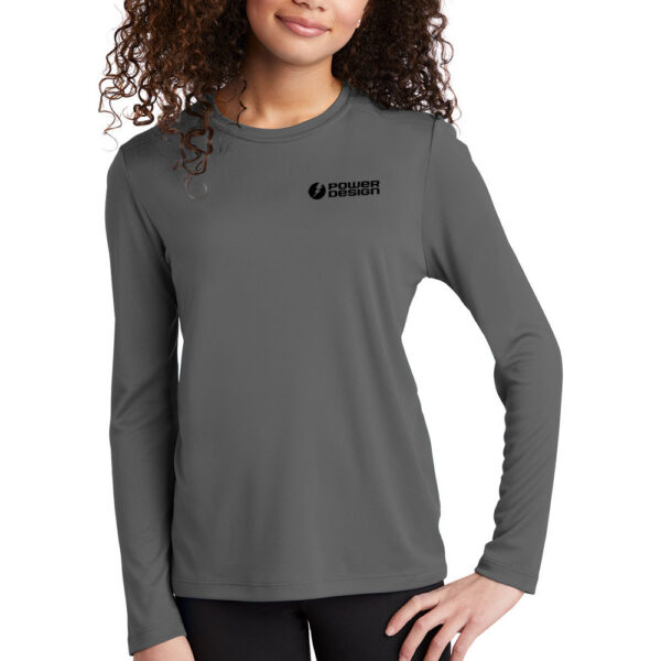 Dark-Smoke-Grey-Sport-Tek-Youth-Posi-UV-Pro-Long-Sleeve-Tee----