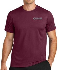 Deep-Maroon-Nike-Men's-Swoosh-Sleeve-rLegend-Tee