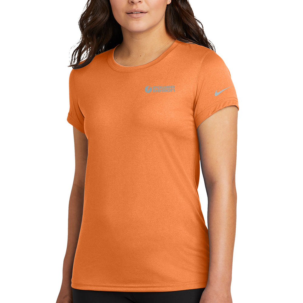 Desert-Orange-Nike-Ladies-Swooshe-Sleeve-rLegend-Tee
