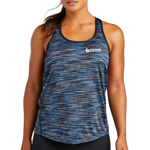 Electric-Blue-Space-Dye-OGIO-Ladies-Verge-Racerback-Tank