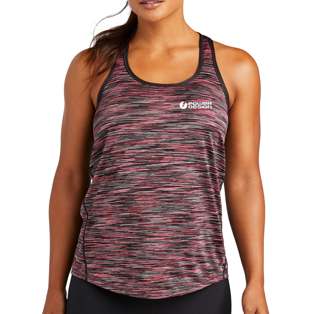 Fierce-Coral-Space-Dye-OGIO-Ladies-Verge-Racerback-Tank