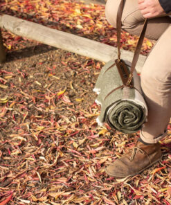 Green-Brown-2Wool-Blend-Blanket