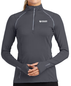 Grey-OGIO-Ladies-Nexus-1-4-Zip-Pullover