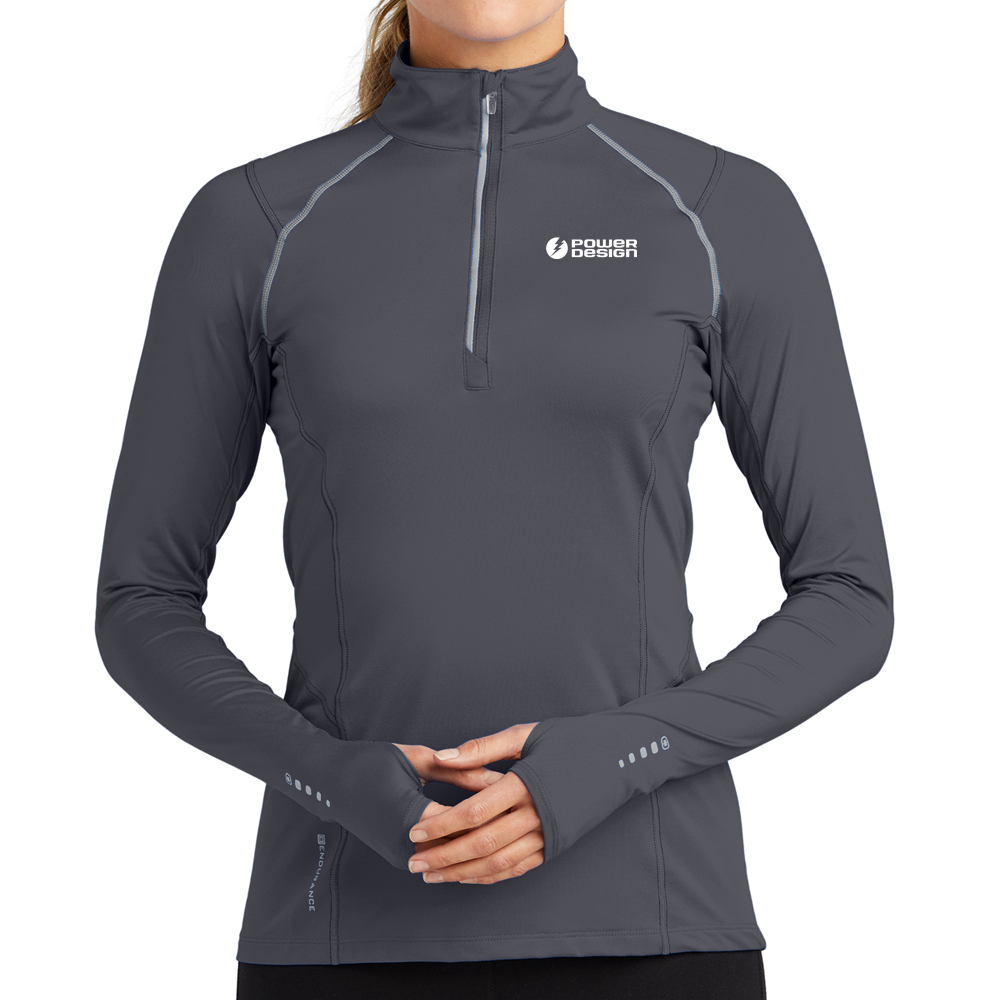 Grey-OGIO-Ladies-Nexus-1-4-Zip-Pullover
